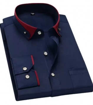 قميص رجالي رسمي طويل الأكمام | إطلالة عملية وعصرية