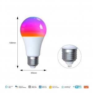 Smart WiFi LED Bulb (RGB & White) - Energy Saving & Voice Control Lighting